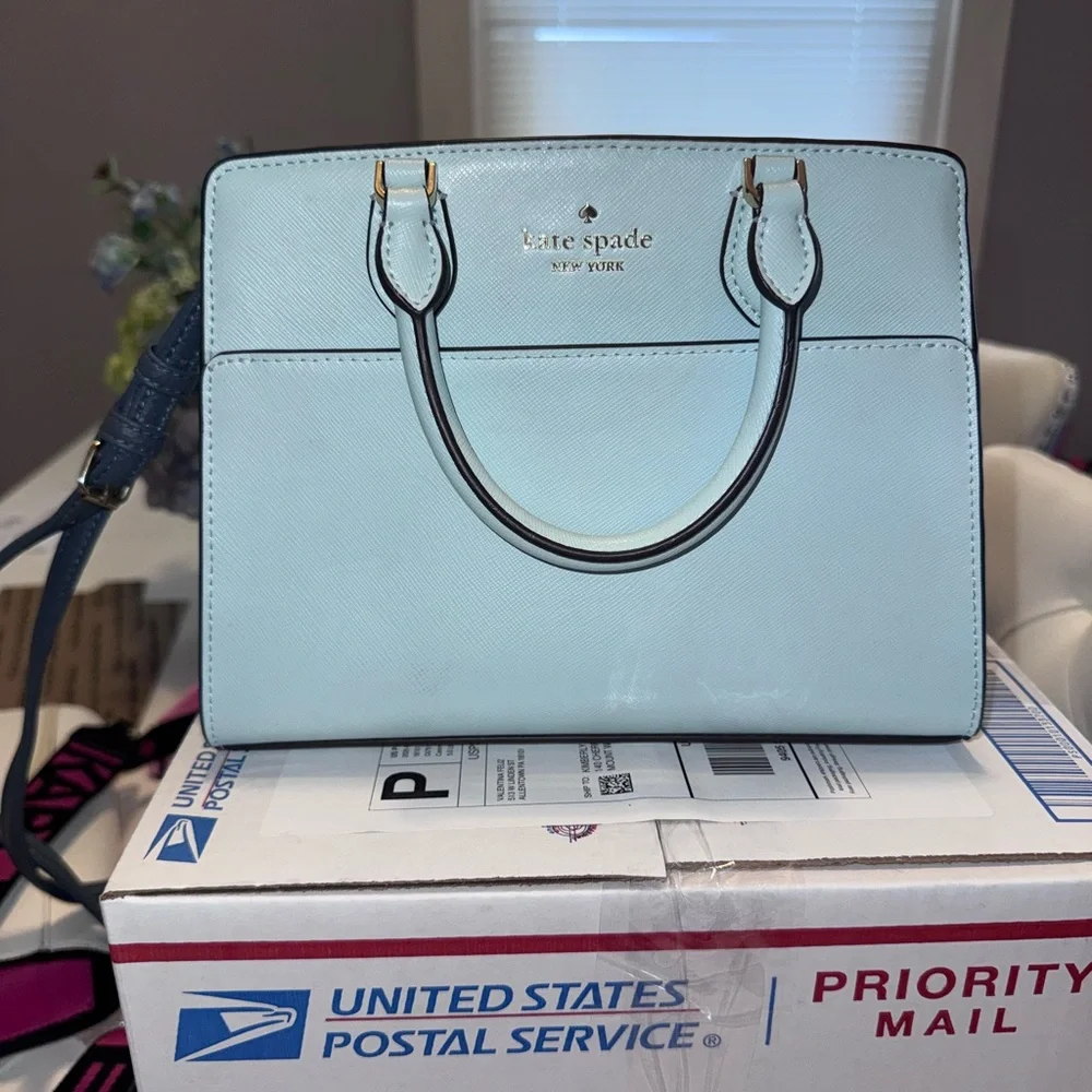Kate Spade Sky Blue Satchel - Picture 1 of 4